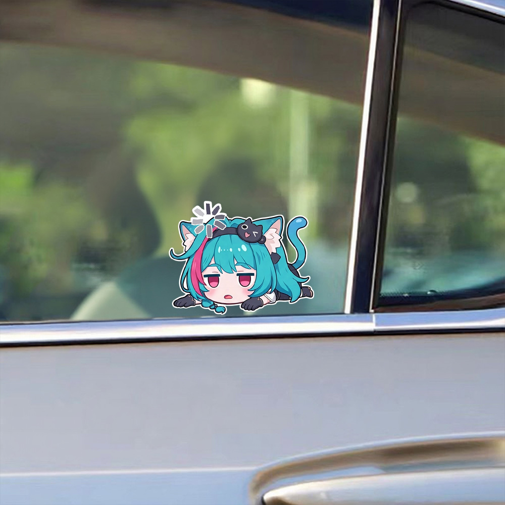 Anime Girl Car Stickers Nevern - огляд і ціна Car Accessories Outside