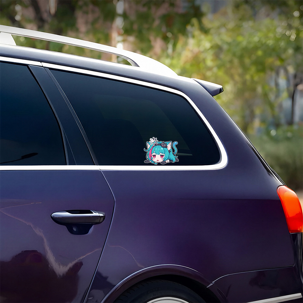 Anime Girl Car Stickers Nevern - огляд і ціна Car Accessories Outside