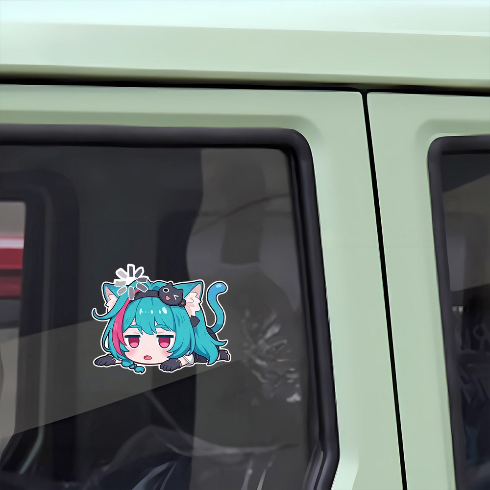 Anime Girl Car Stickers Nevern - огляд і ціна Car Accessories Outside