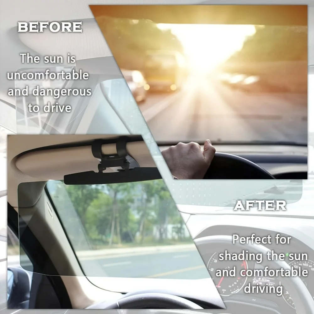 Foldable Car Sun Visor HD Anti - огляд і ціна Car Accessories For Night Driving