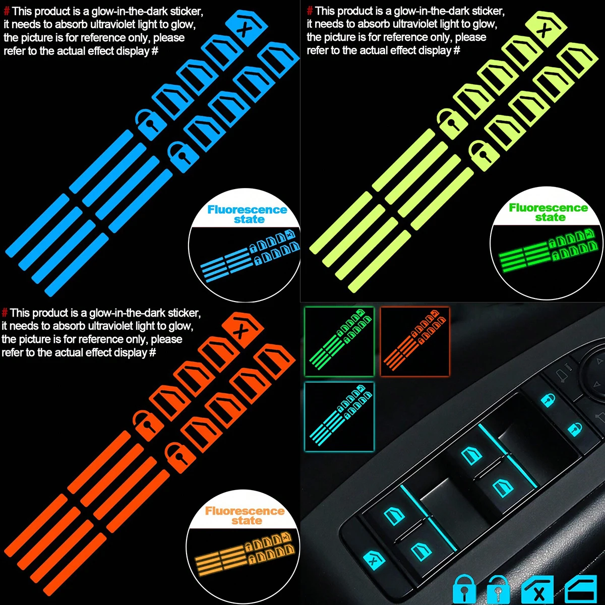 18pcs Car Window Control Butto - огляд і ціна Car Accessories Outside