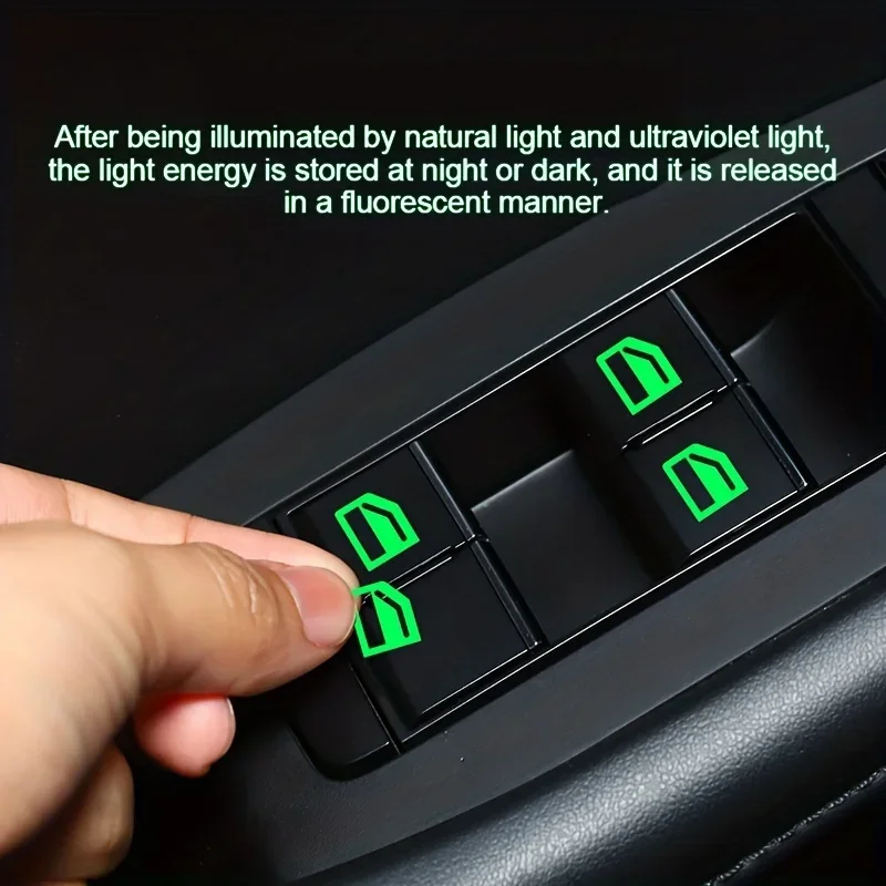 1 Set Glow-in-the-Dark Car But - огляд і ціна Car Accessories Outside