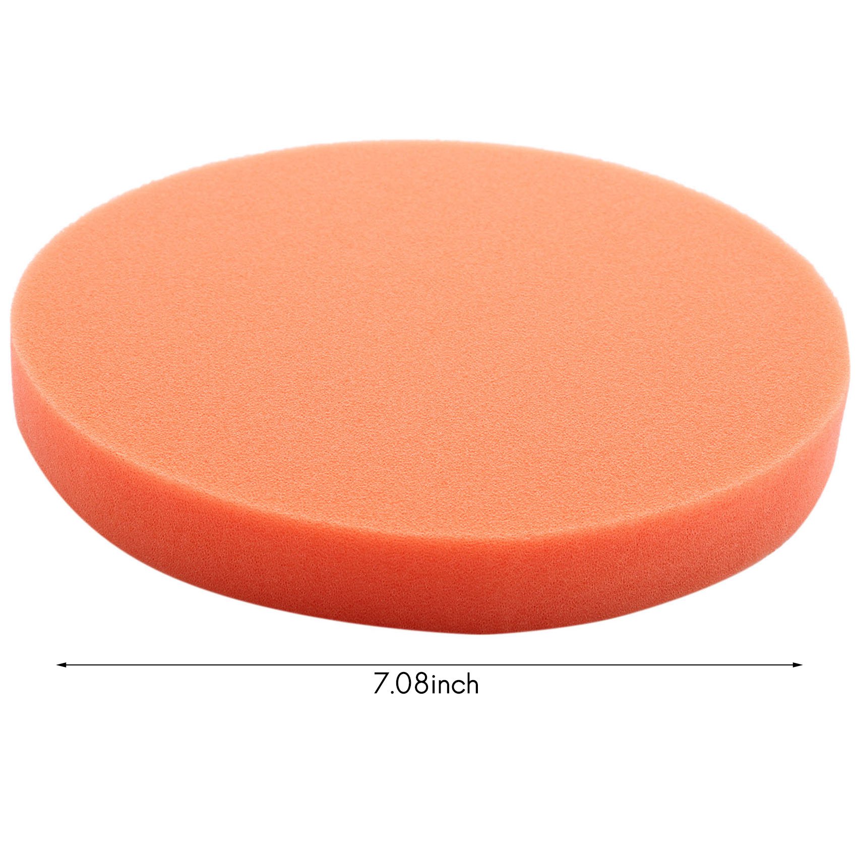 A06K 10Pc 180Mm 7 inch Flat Sp - огляд і ціна Car Wax Polishing Pad