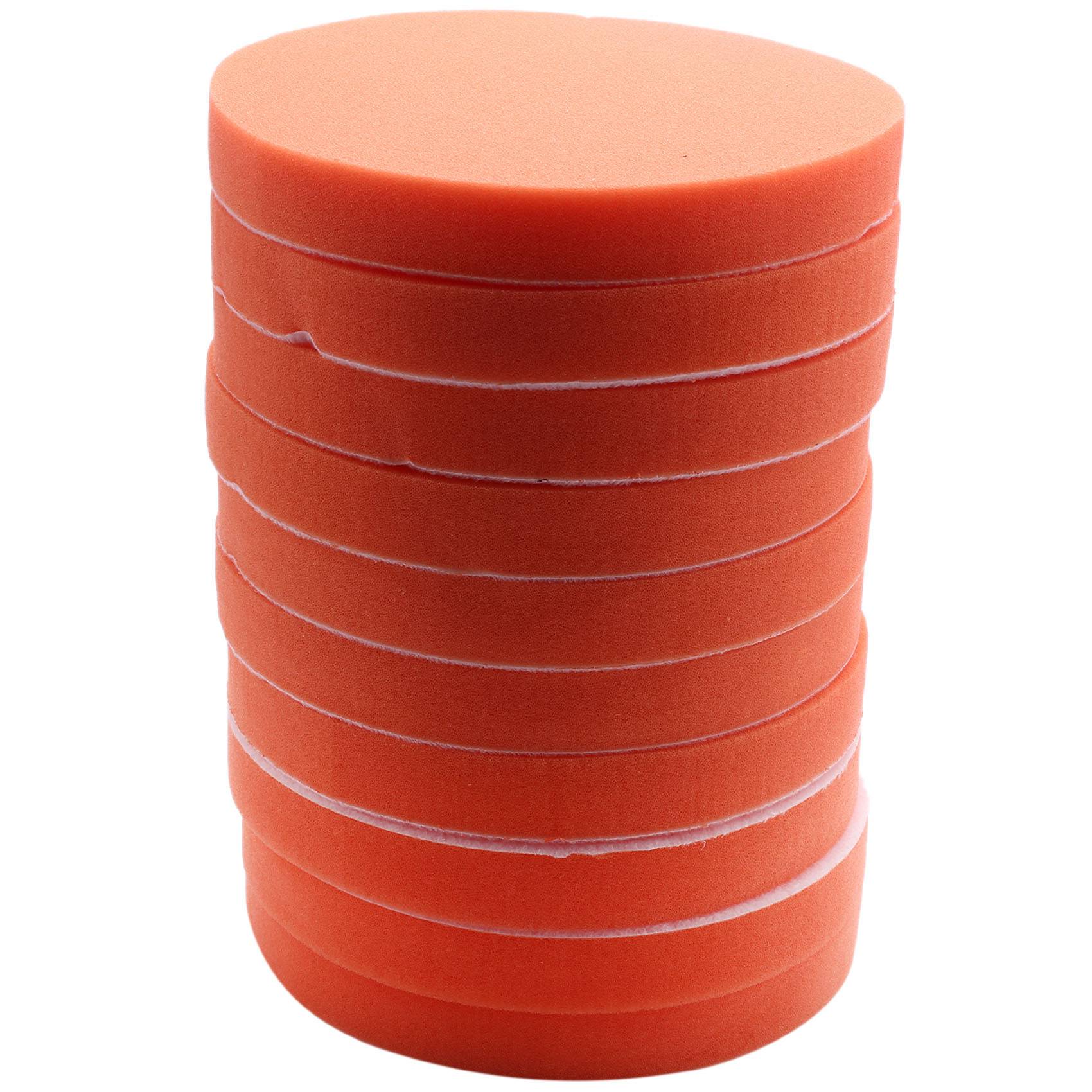 A06K 10Pc 180Mm 7 inch Flat Sp - огляд і ціна Car Wax Polishing Pad
