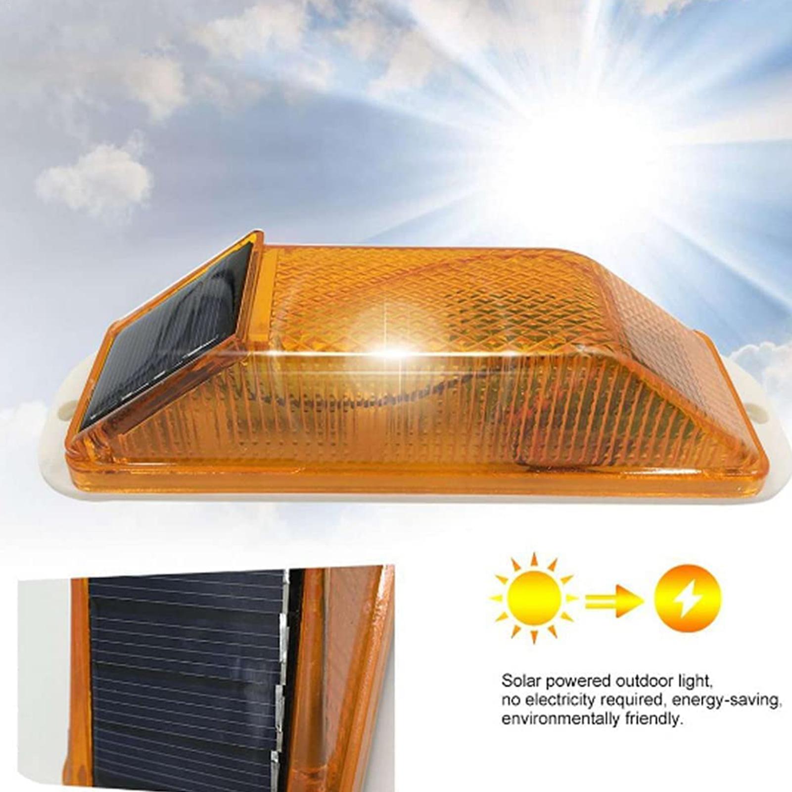 LED Solar Strobe Warning Lamp  - огляд і ціна Car Accessories For Night Driving