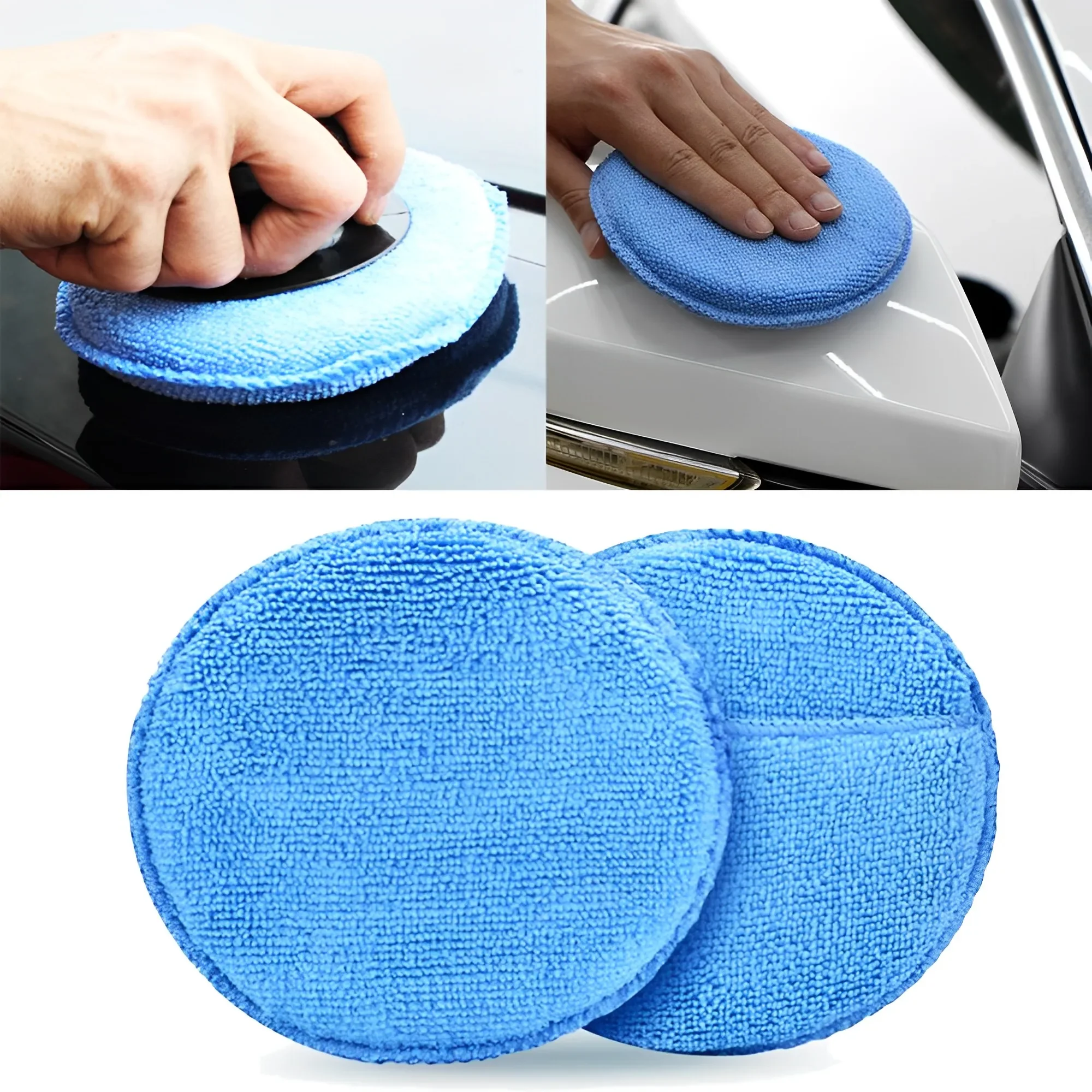 10Pcs Car Detailing Applicator - огляд і ціна Car Wax Polishing Pad