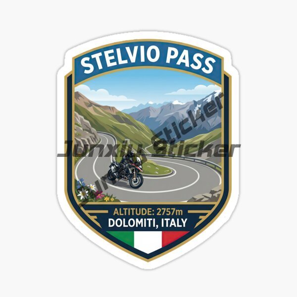 STELVIO PASS ITALIA Car Sticke - огляд і ціна Car Accessories Outside