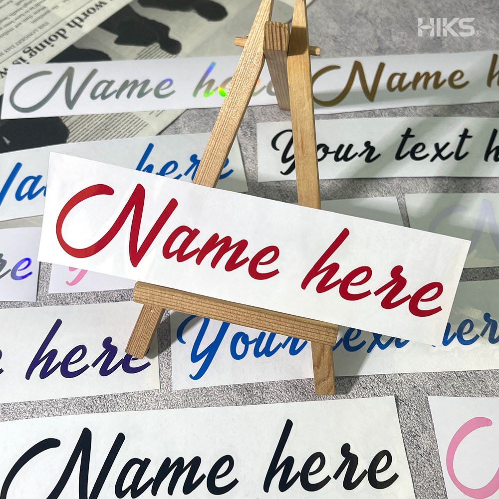 2PCS Custom Cursive Name Vinyl - огляд і ціна Car Accessories Outside