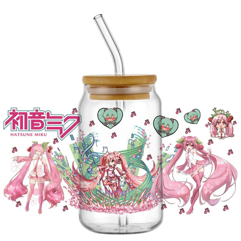 Hatsune Miku UV DTF Cup Wrap 1 - огляд і ціна Car Accessories Outside