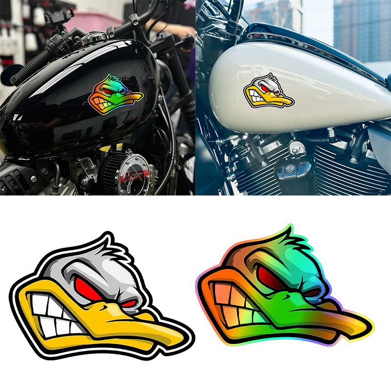 1PC Funny Cartoon Angry Duck H - огляд і ціна Car Accessories Outside