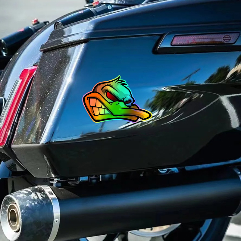 1PC Funny Cartoon Angry Duck H - огляд і ціна Car Accessories Outside