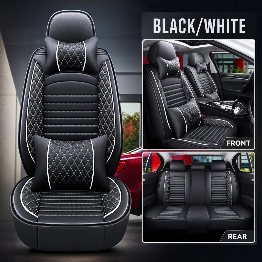 Car Seat Cushion Universal Ful - огляд і ціна Leather Car Seat Cover