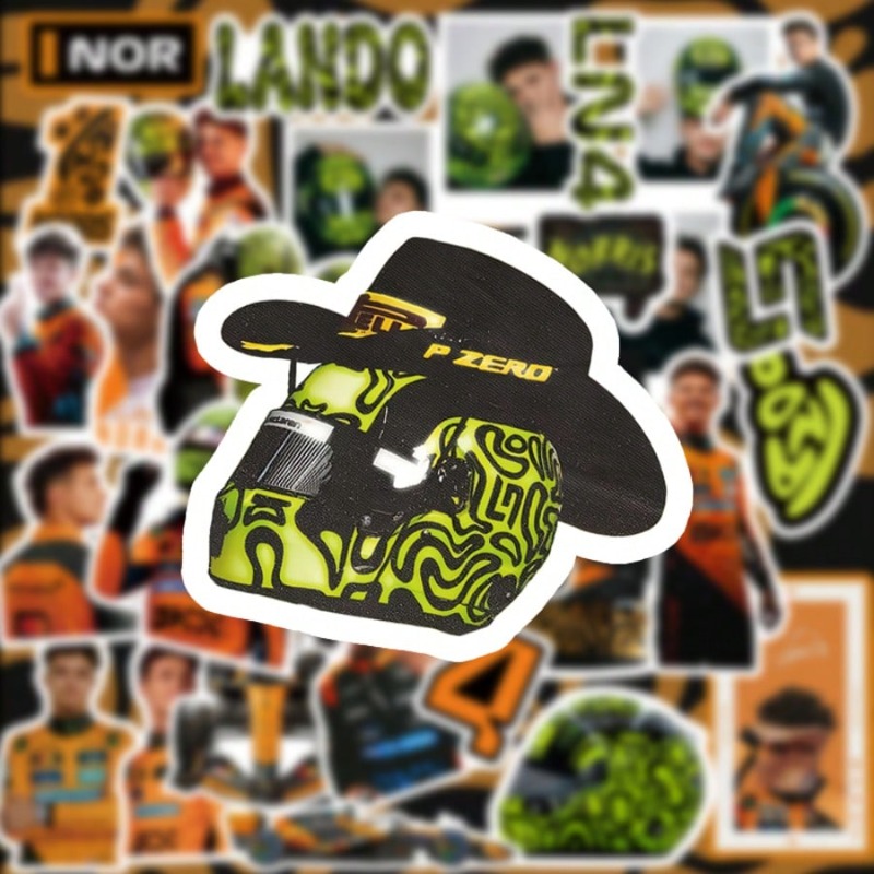 59PCS Lando Norris racing-them - огляд і ціна Car Accessories Outside