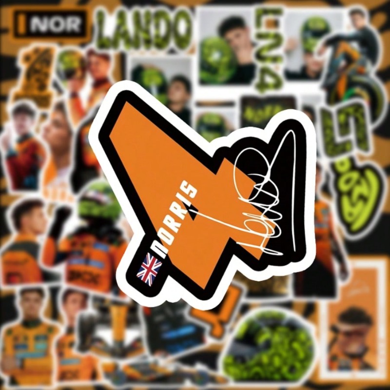 59PCS Lando Norris racing-them - огляд і ціна Car Accessories Outside