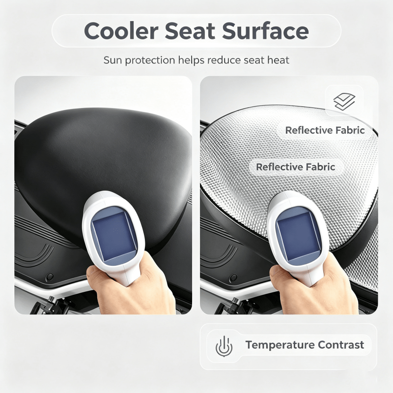 Electric Bicycle Seat Cover Ca - огляд і ціна Leather Car Seat Cover