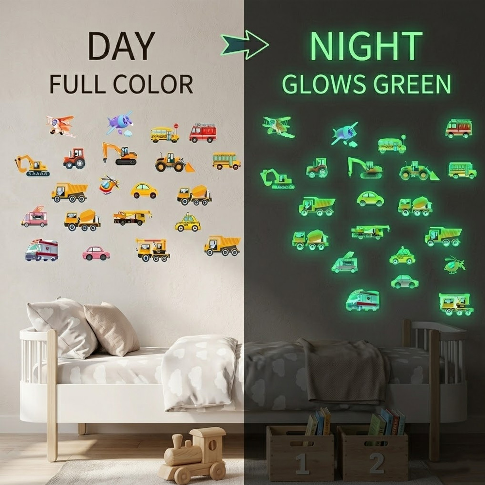 Luminous Car Wall Sticker 21Pc - огляд і ціна Car Accessories Outside