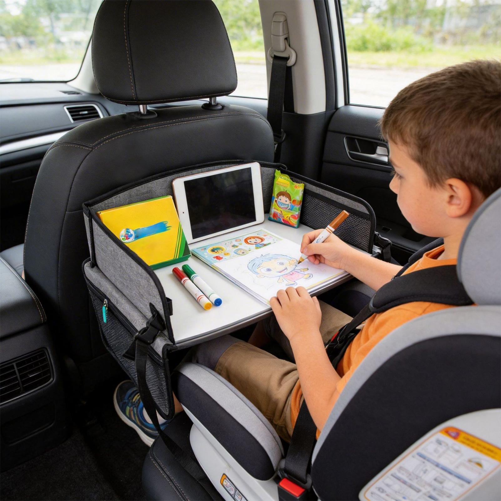 Kids Travel Tray With Pocket F - огляд і ціна Car Seat Organizer