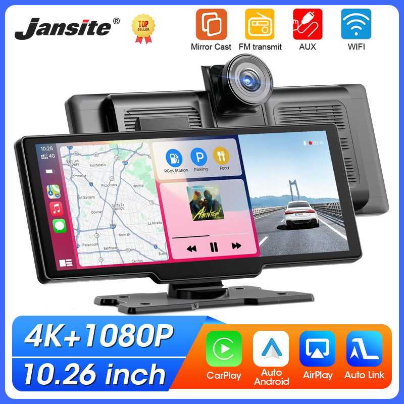 Portable 10.26'' Dash Cam Wire - огляд і ціна Car Dash Cam